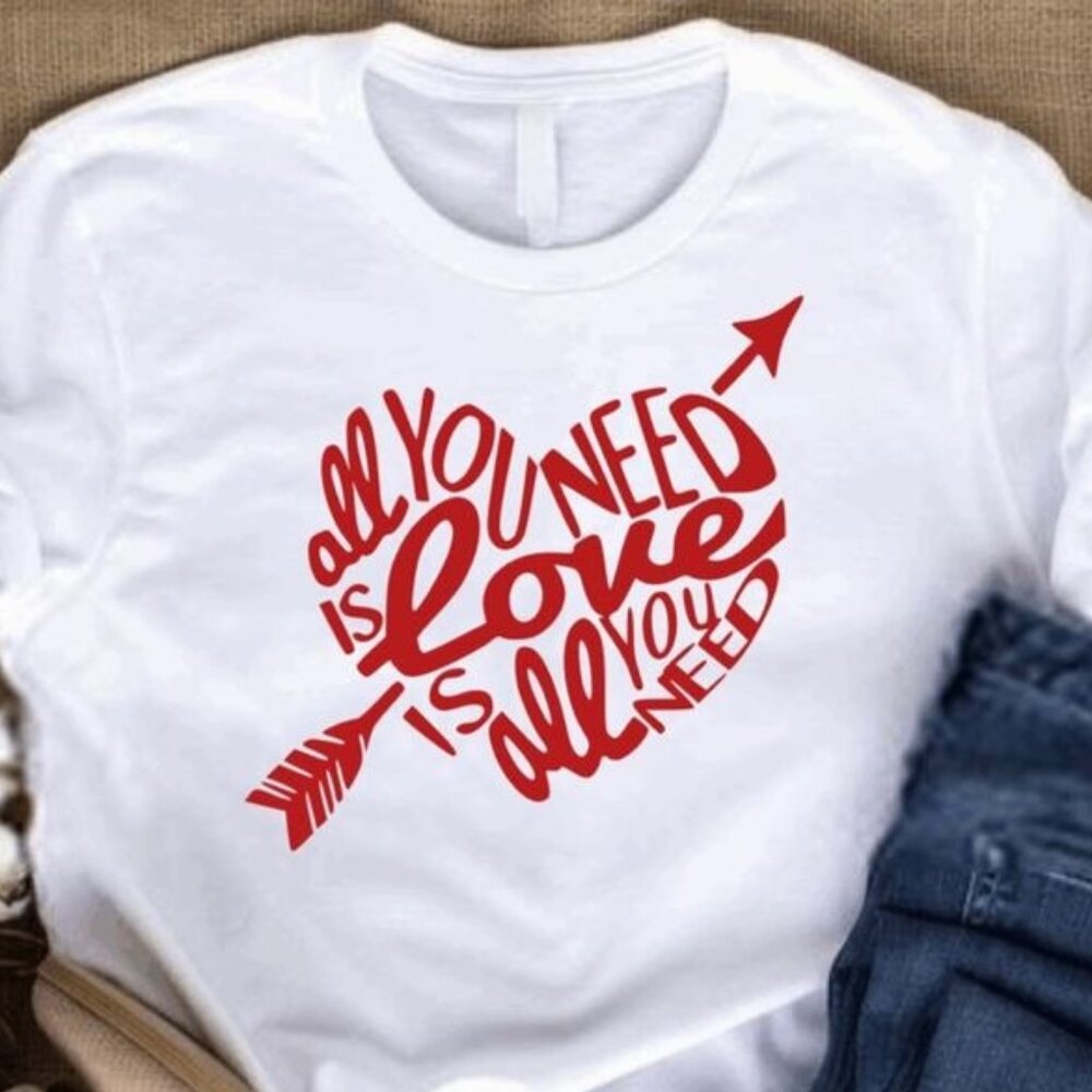 All You Need Is Love Heart T-Shirt